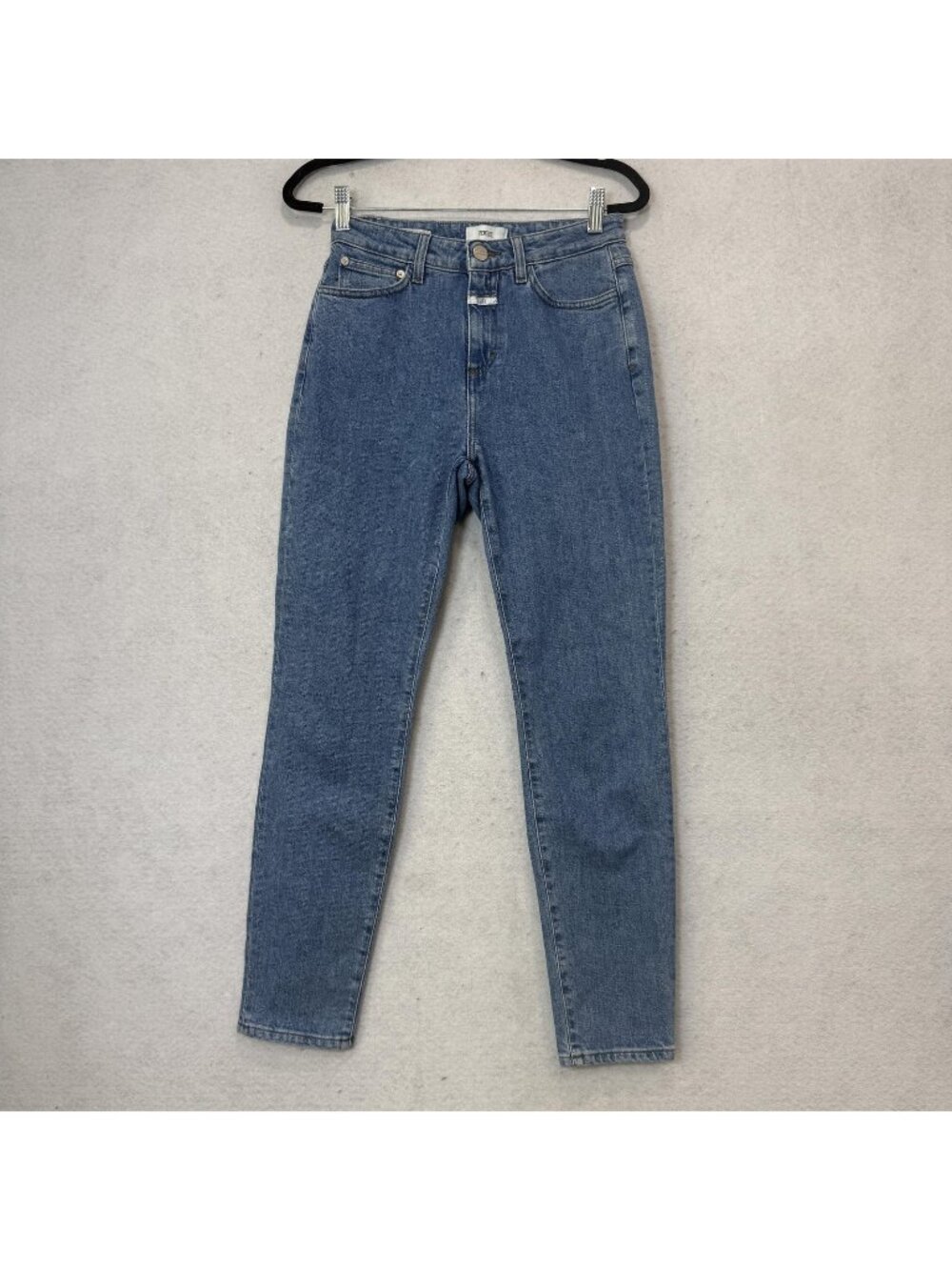 Closed Baker High Jeans Womens 25 Blue High Rise Tapered Stretch Denim Italy